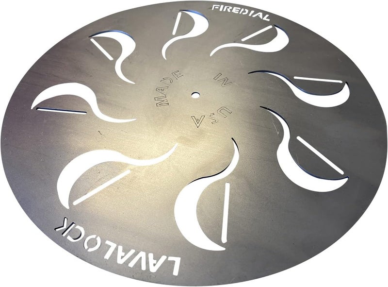 LavaLock FireDial Baffle Plate Heat Management System for Charcoal BBQ and Barbecue Smokers, UDS, WSM, Kettle (For 14 in. WSM) - Image 4